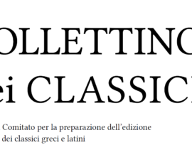 Bollettino dei Classici